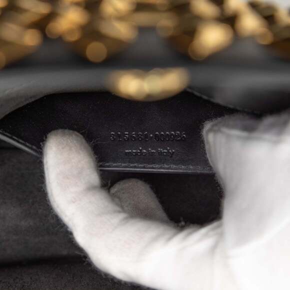 Saint Laurent Betty Studded Crossbody Chain Shoulder Bag in Black Leather for... - Picture 7 of 7